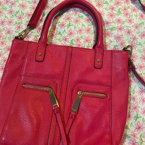 tommy hilfiger crossbody bag pink leather